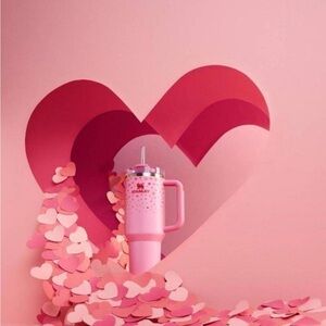 Stanley Pink Valentines Tumbler